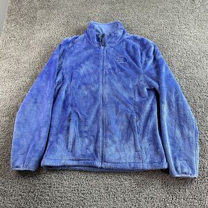 The North Face Jacket Womens M Purple High Pile Osito Fleece Hoodie Ladies READ